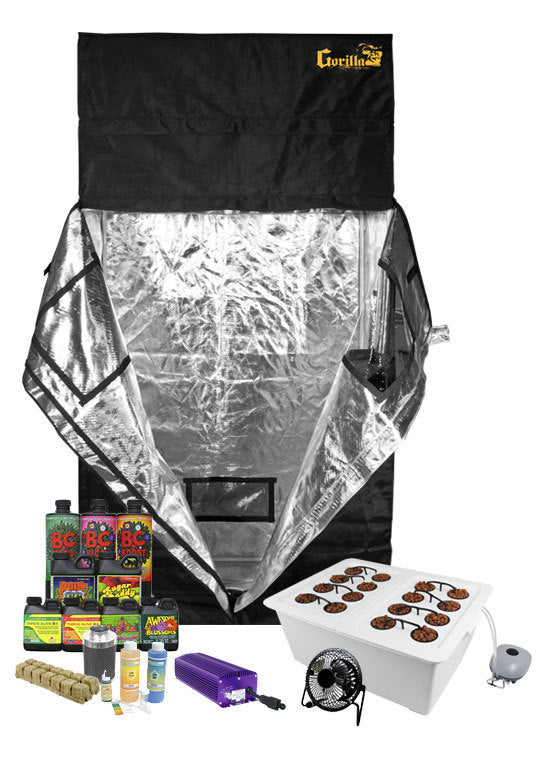 hydroponic grow tent kit Grow Buddy - 16 Plant Hydroponics Grow Tent Kit